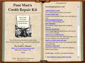 Poor Mans Credit Repair screenshot 2