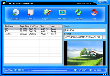 Pop DVD To WMV Converter screenshot