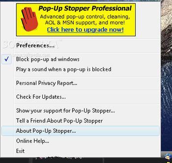 Pop-Up Stopper screenshot