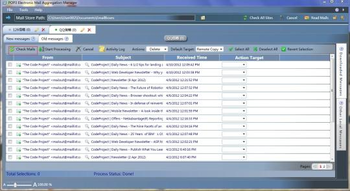 POP3 E-mail Manager screenshot