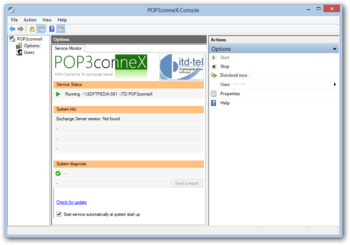 POP3conneX screenshot