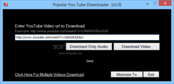 Popular YouTube Downloader screenshot