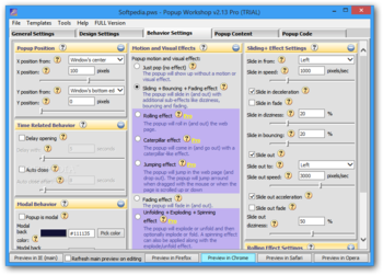 Popup Workshop Pro (formerly Popup Toolkit) screenshot 3