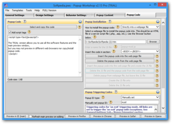 Popup Workshop Pro (formerly Popup Toolkit) screenshot 5