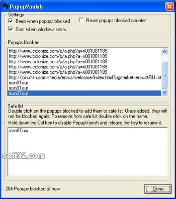 PopupVanish screenshot 2