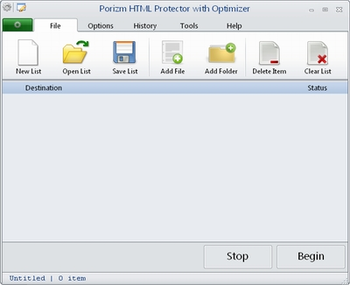 Porizm HTML Protector with Optimizer screenshot