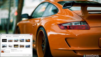 Porsche 911 Windows 7 Theme screenshot