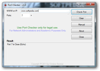 Port Checker screenshot