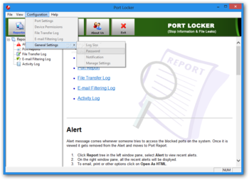Port Locker screenshot 2