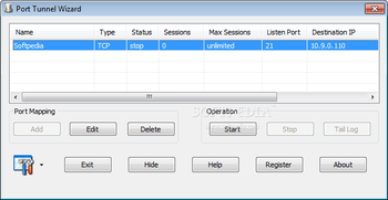 Port Tunnel Wizard screenshot