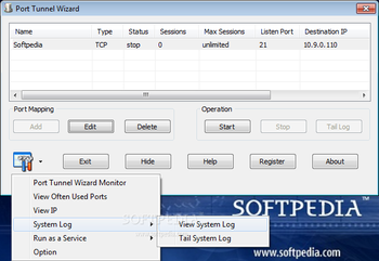 Port Tunnel Wizard screenshot 2