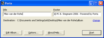 Porta screenshot