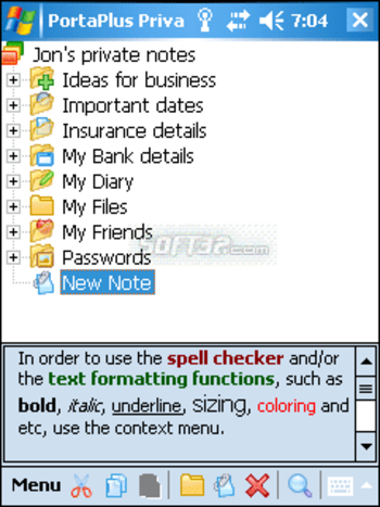 Porta+ Private Notes screenshot 2