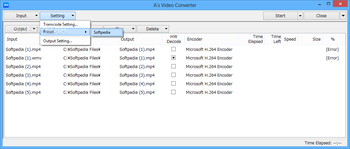 Portable A's Video Converter screenshot 3