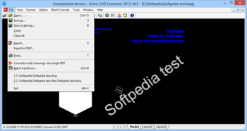 Portable Acme CAD Converter screenshot 2