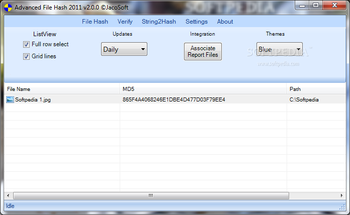 Portable Advanced File Hash 2011 screenshot 6