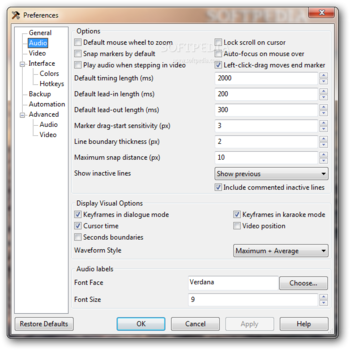 Portable Aegisub screenshot 11