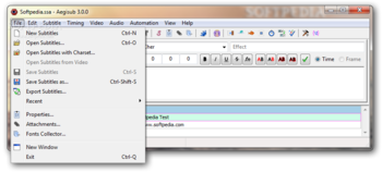 Portable Aegisub screenshot 2