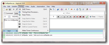 Portable Aegisub screenshot 4