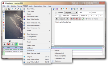 Portable Aegisub screenshot 6