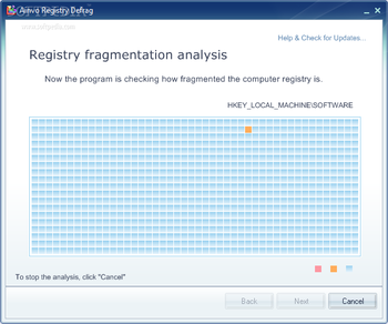Portable Ainvo Registry Defrag screenshot 2