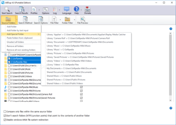 Portable AllDup screenshot 2