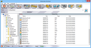 Portable Alternate Archiver screenshot