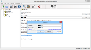 Portable Alternate Password DB screenshot 2