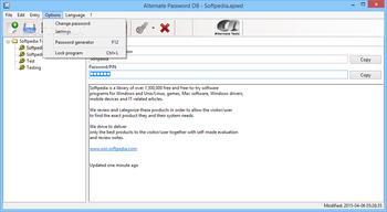 Portable Alternate Password DB screenshot 7