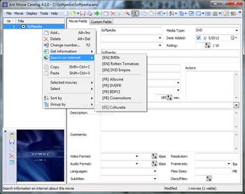 Portable Ant Movie Catalog screenshot 2