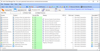 Portable AnVir Task Manager Free screenshot 2