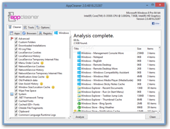 Portable AppCleaner screenshot 4