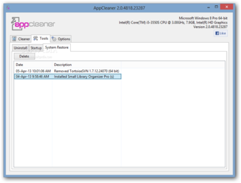 Portable AppCleaner screenshot 6