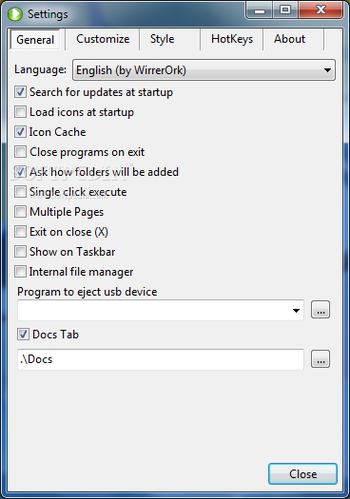Portable Application Launcher screenshot 5