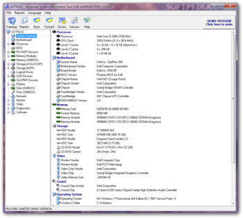 Portable ASTRA32 screenshot