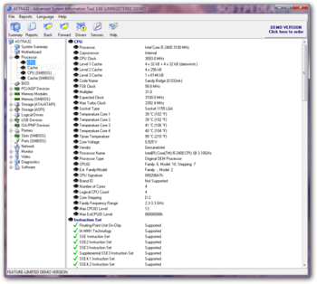 Portable ASTRA32 screenshot 2