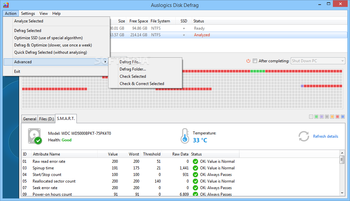 Portable Auslogics Disk Defrag screenshot 4