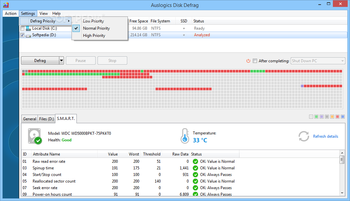 Portable Auslogics Disk Defrag screenshot 5