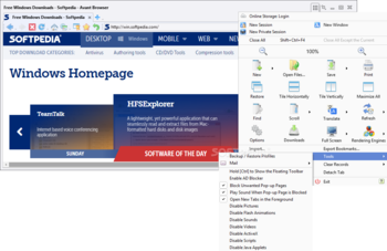 Portable Avant Browser Ultimate screenshot 5