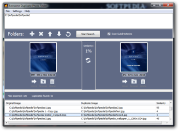 Portable Awesome Duplicate Photo Finder screenshot
