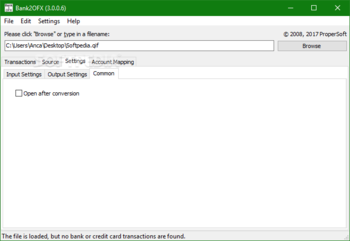 Portable Bank2OFX screenshot 7