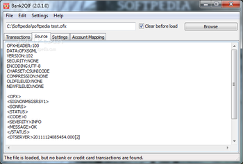 Portable Bank2QIF screenshot 2
