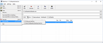 Portable Batchrun screenshot 2