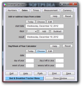 Portable Bed & Breakfast Tracker Plus screenshot 12