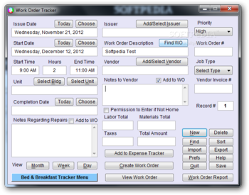 Portable Bed & Breakfast Tracker Plus screenshot 7