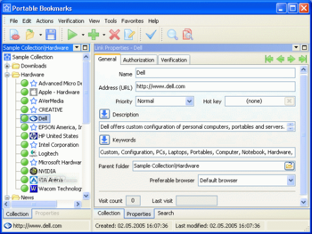 Portable Bookmarks screenshot 3
