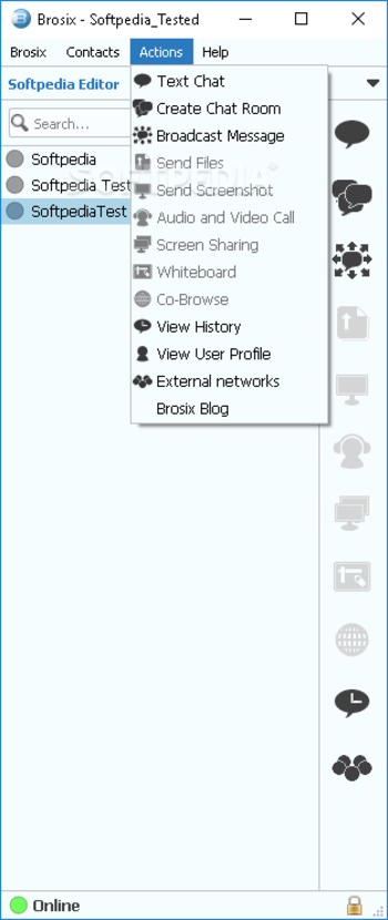 Portable Brosix screenshot 5