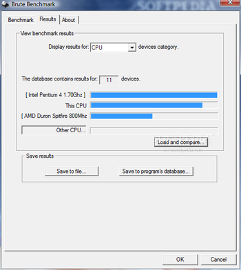 Portable BruteBenchmark screenshot 2