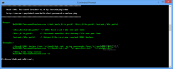 Portable Bulk SHA1 Password Cracker screenshot