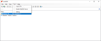 Portable CarotDAV screenshot 4